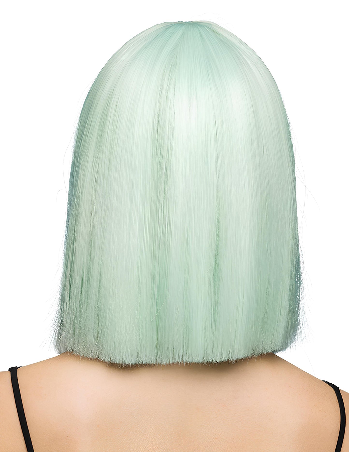 Perucă bob mentă pastel lux pentru adulți 