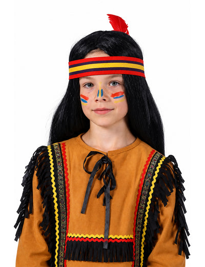 Perucă de șef indian pentru copii