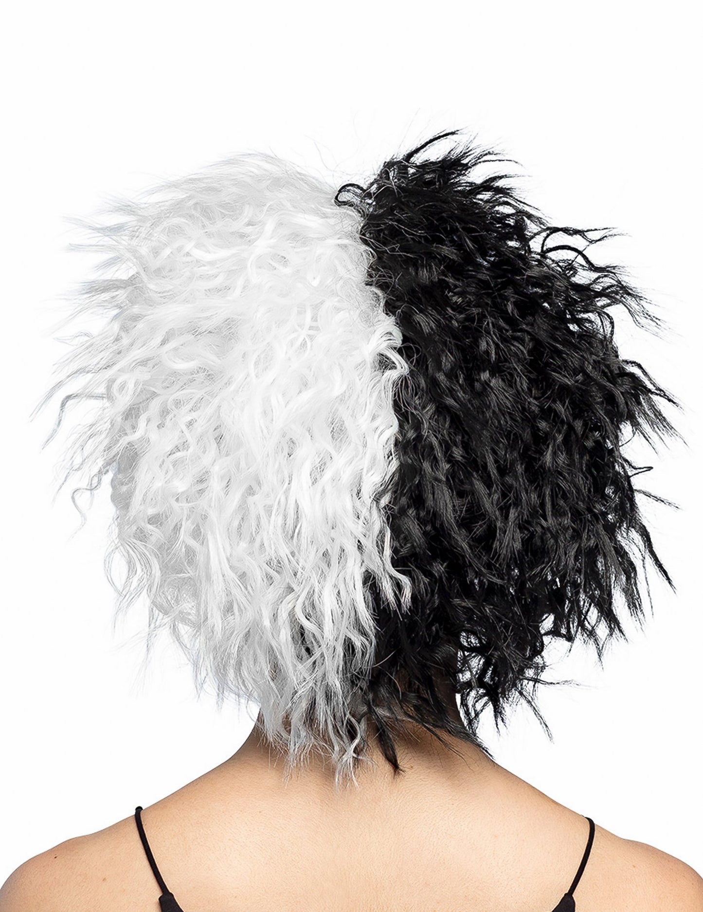 Vedere din spate a perucii crude