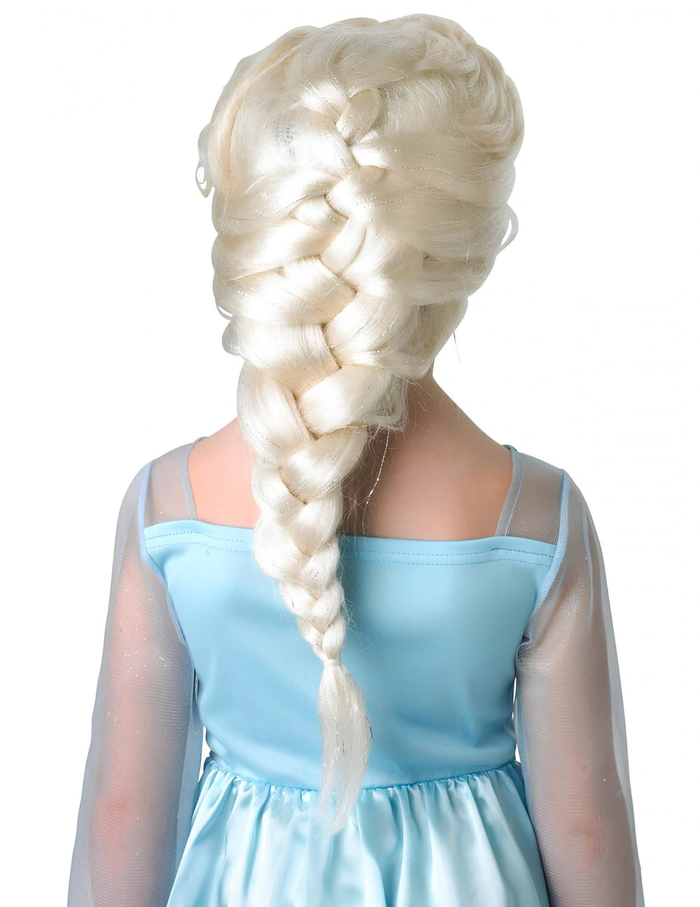 Vedere din spate a perucii Elsa Frozen