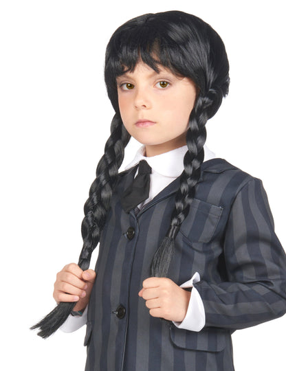 Peruca gotică cu copilul negru