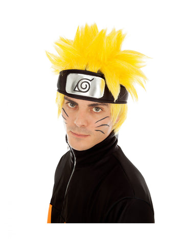 Peruca galbenă Naruto Shippuden