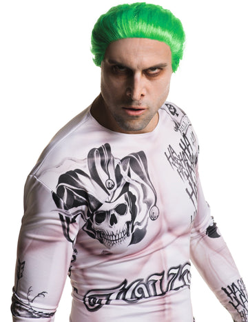 Perruque Joker Suicide Squad™ pour homme verte