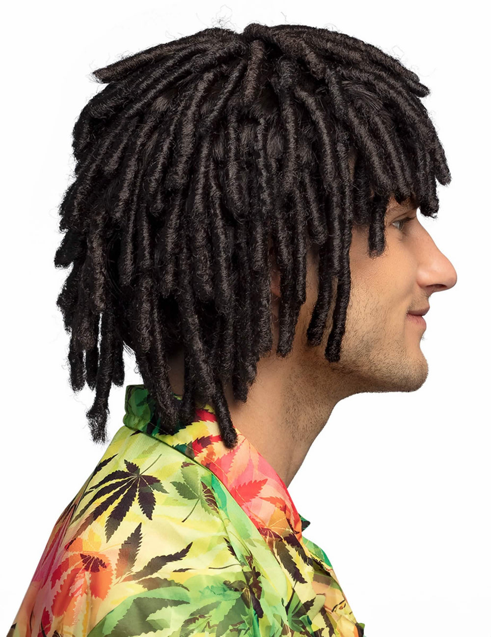 Vedere din profil a perucii Levi adult