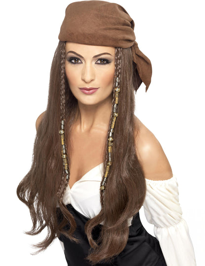 Peruca piratului lung pentru femei