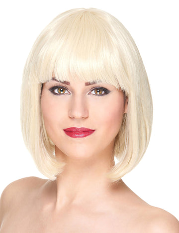 Blondă de lux de lux Square Short cu Frede Woman