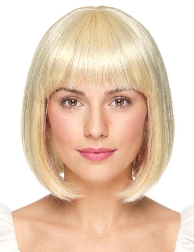 Blondă de lux de lux Square Short cu Frede Woman