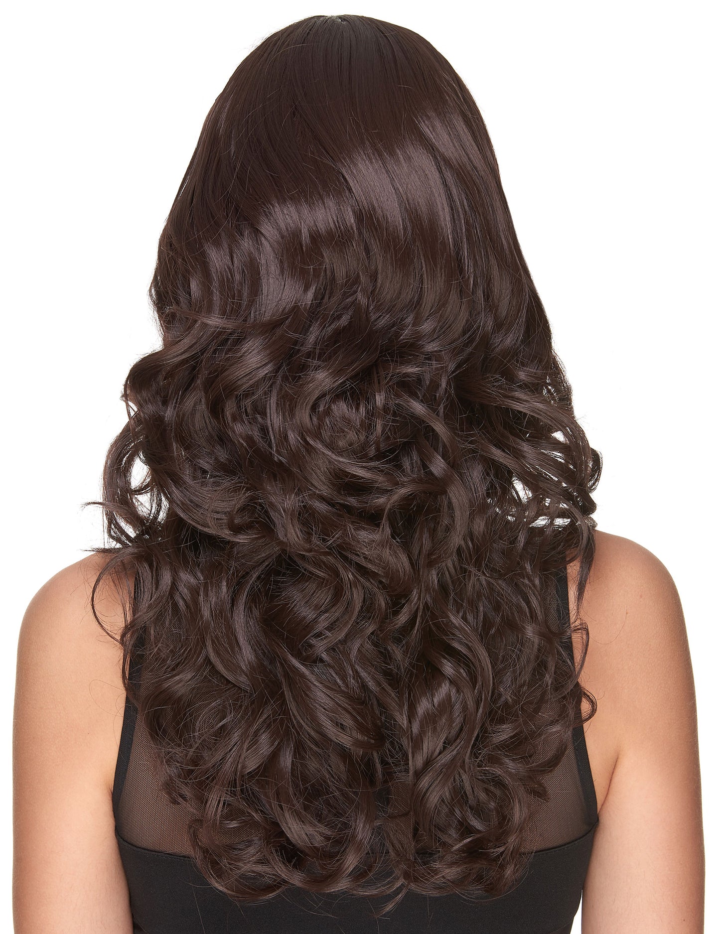 Perucă de lux de lux de lux cu breton pentru femei - 221g