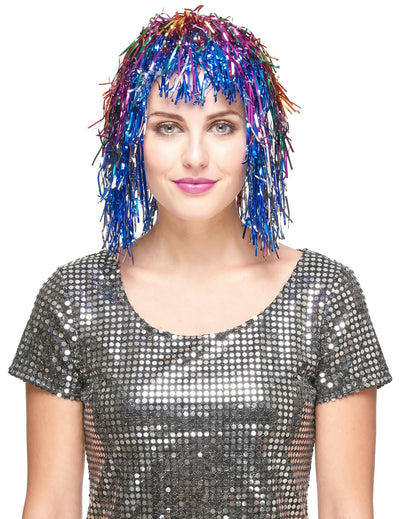Perucă multicoloră pentru adulți