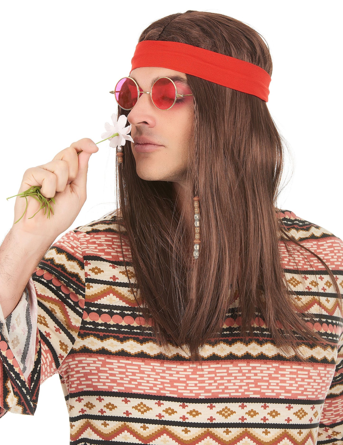 Pirate sau perucă hippie cu bandana adultă