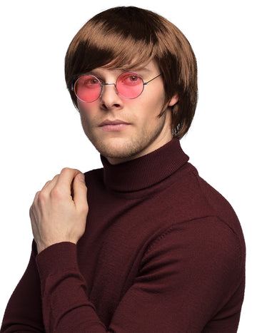 Peruca de pop star englez retro pentru bărbați 