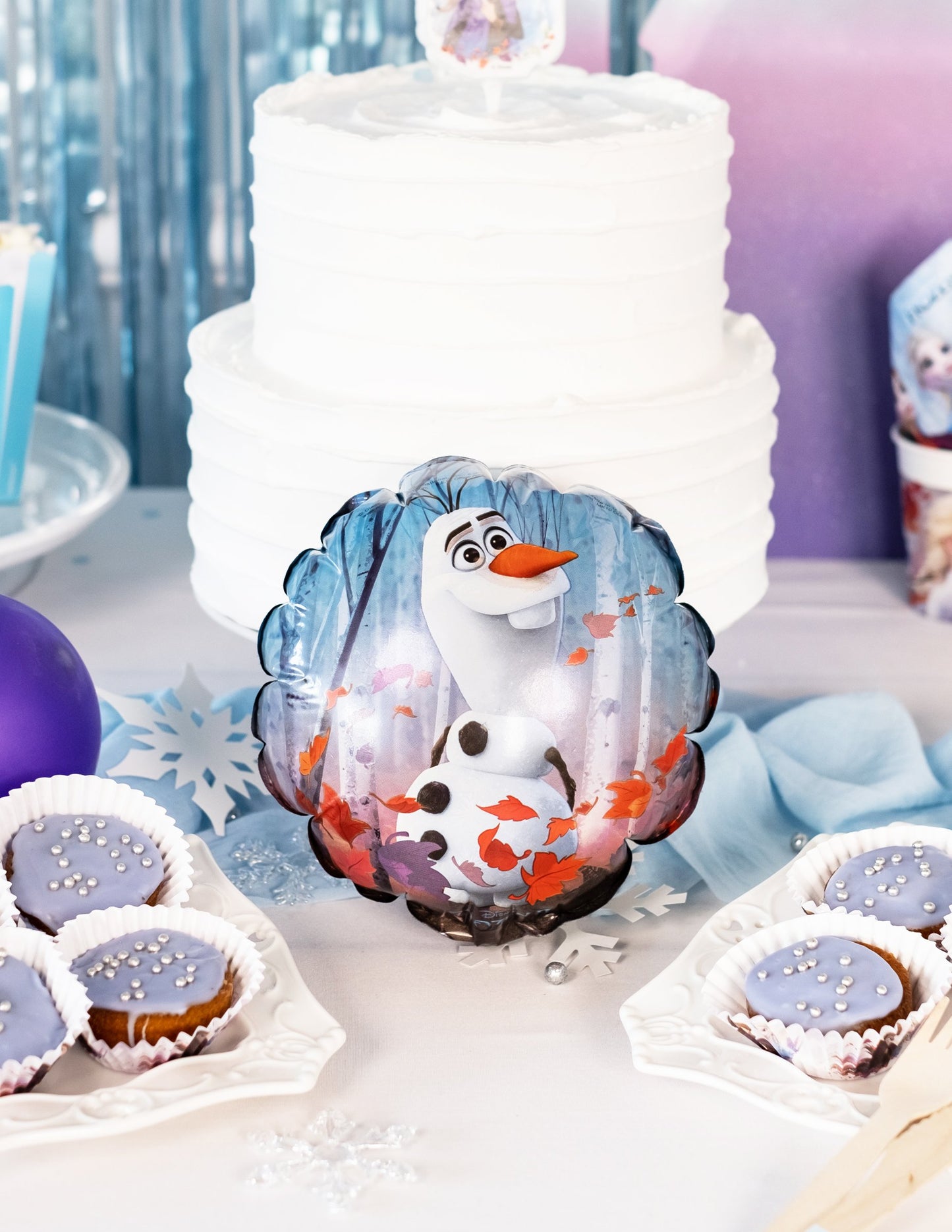 Mică rotundă din aluminiu rotund la Queen des Neiges 2 23 cm