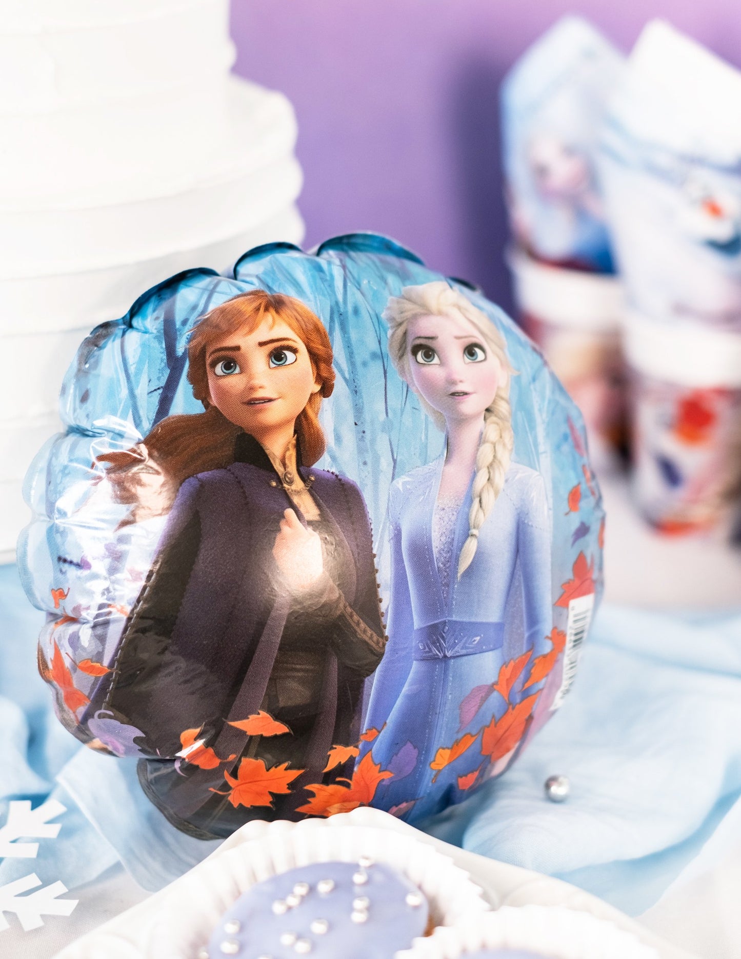 Mică rotundă din aluminiu rotund la Queen des Neiges 2 23 cm