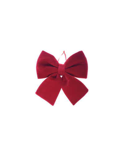 Fundiță mică din catifea bordo 15 x 18 cm