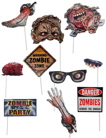 10 accesorii photobooth zombie 