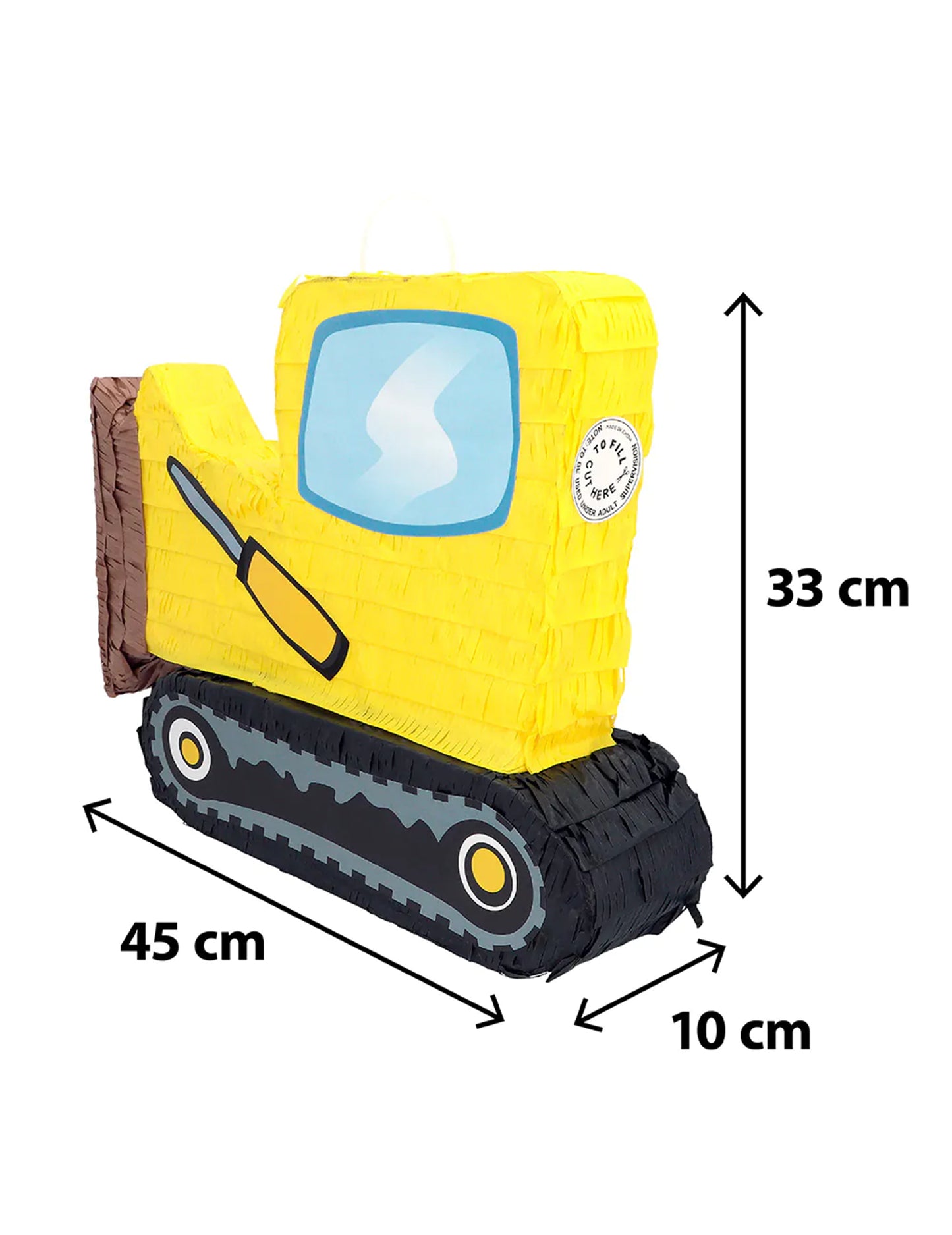 Piñată Buldozer