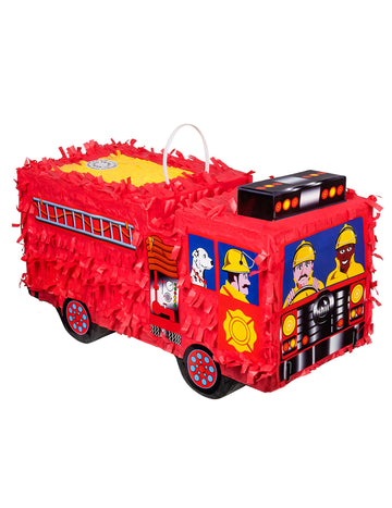 Camion de pompieri piñata 43 x 24 cm