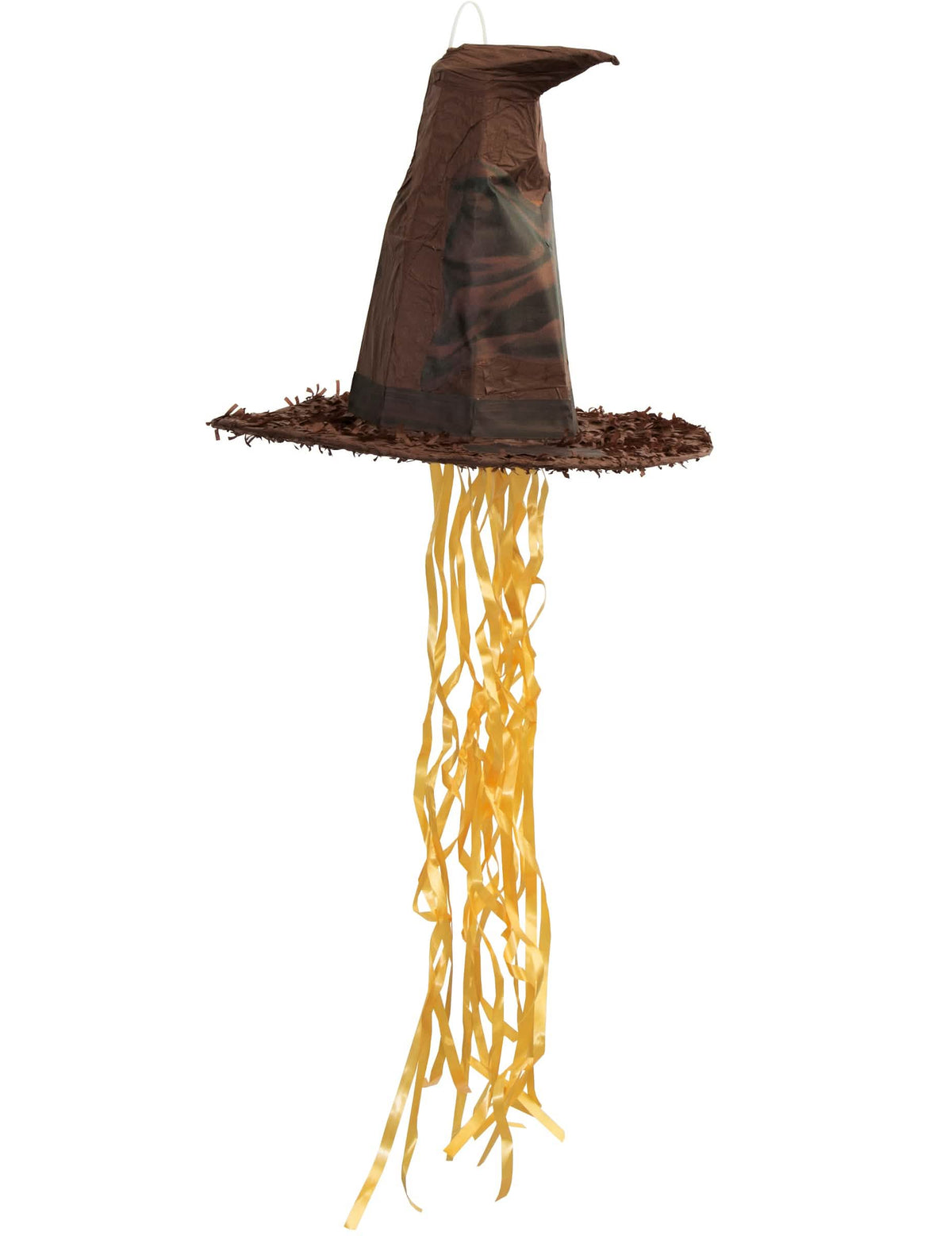 Piñata Choixpeau Harry Potter pentru copil maro cu panglici galbene