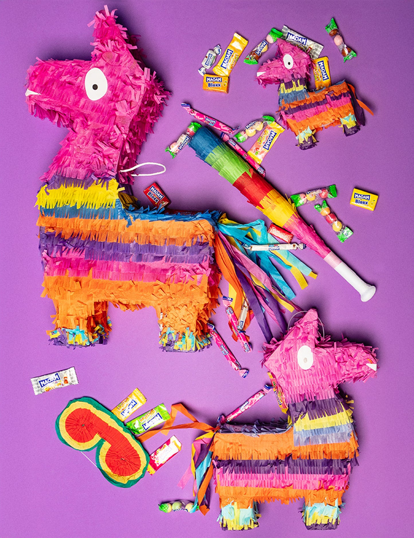 Piñata Lama multicolor 58 x 35 cm