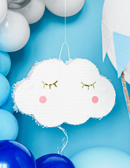 Pinata nor alb cu șnururi, 50 x 32 cm