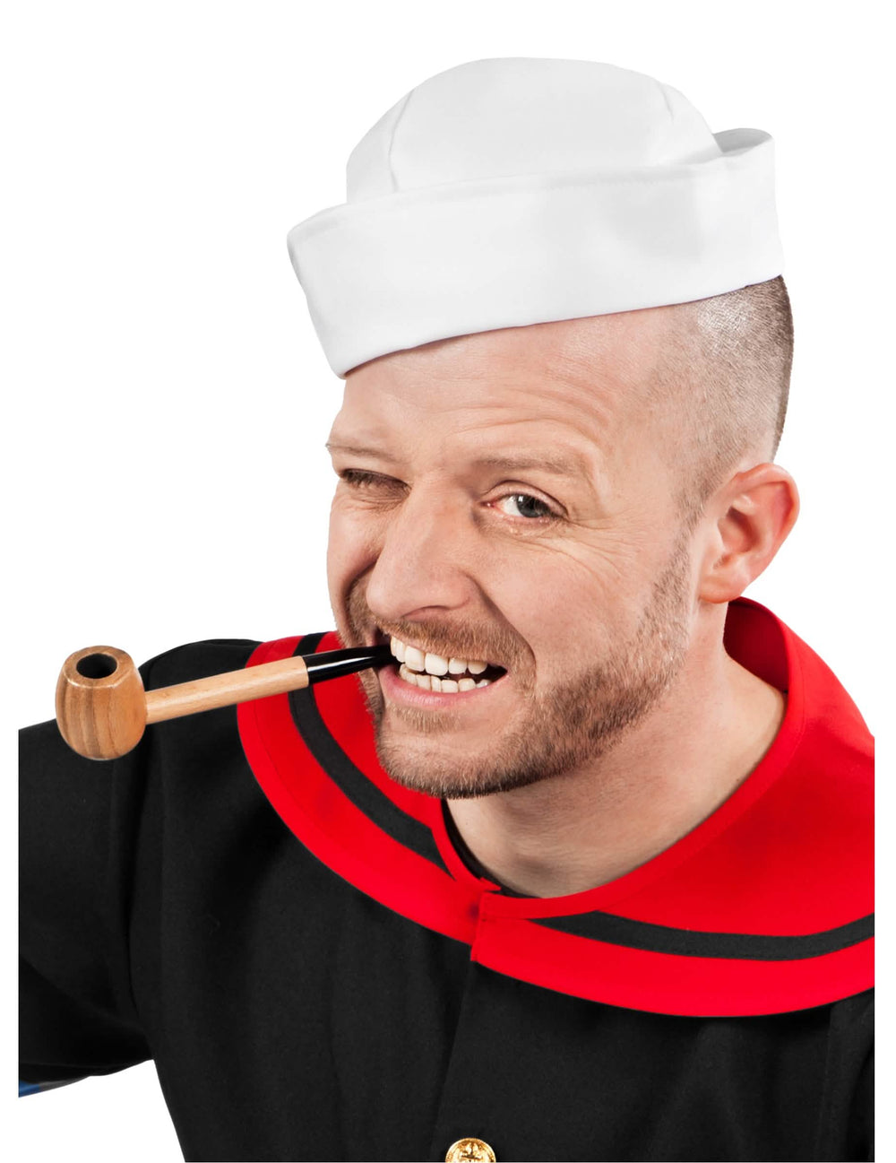 Pipă de Popeye™ pentru adult maro și neagră