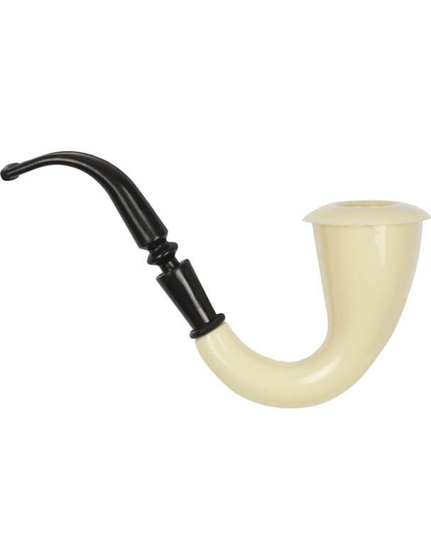 Pipe détective pour adulte beige et noire