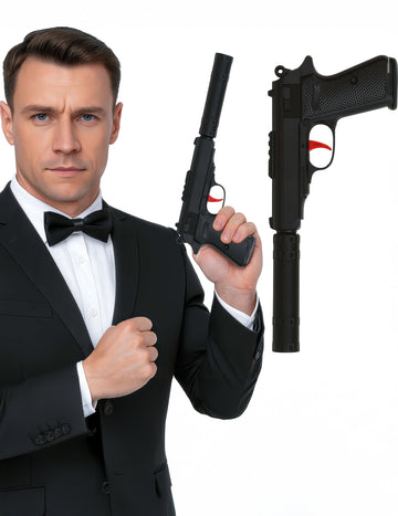 Pistol cu amortizor 29 cm