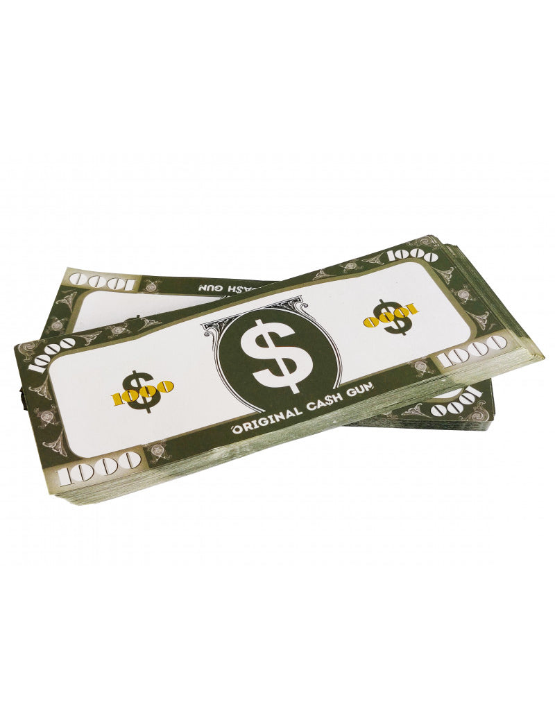 Liasse de 100 billets factices du pistolet distributeur de billets Cash Gun