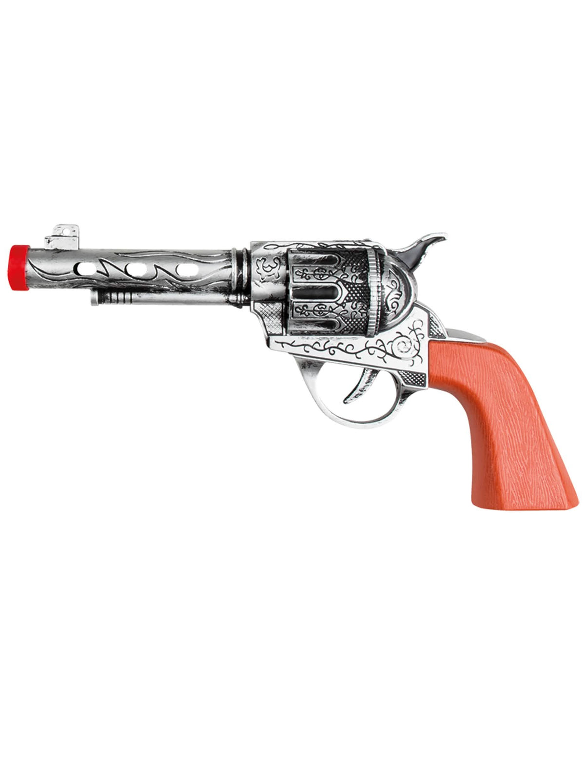 pistol sonor șerif pentru copil argintiu și maro