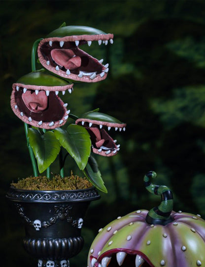 Plante carnivore géante en résine 23 x 27 x 58 cm
