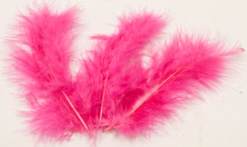 20 fuchsia 5,5 cm pene decorare