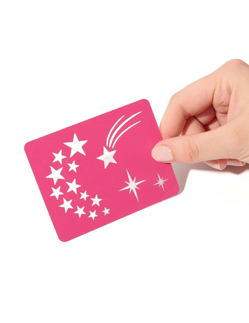 Stencil de machiaj cu stea reutilizabilă