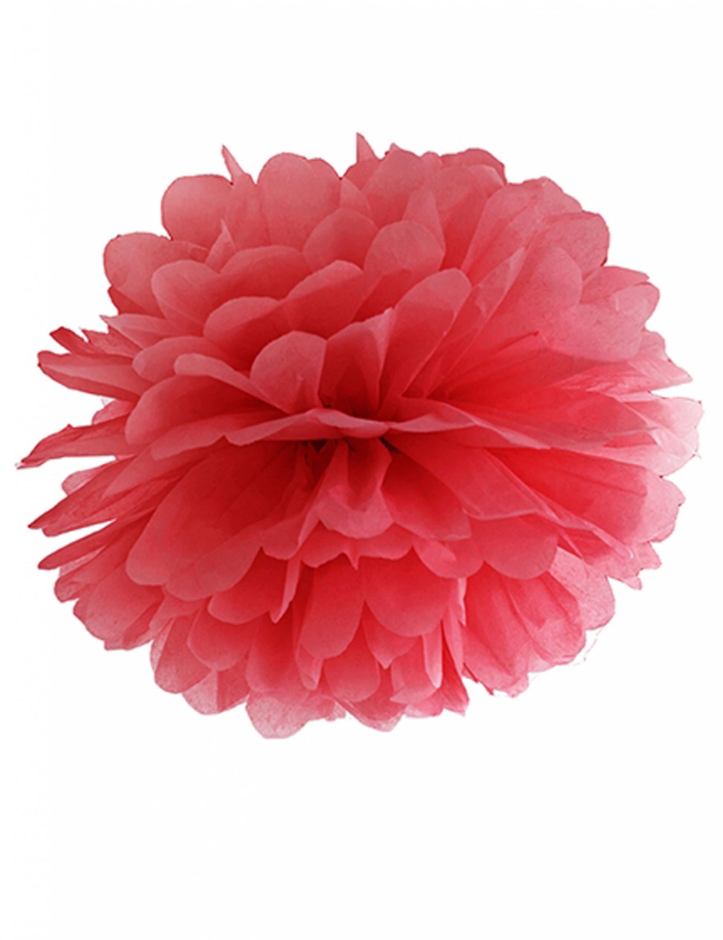 Pompom agățat din hârtie absorbantă roșie 25 cm