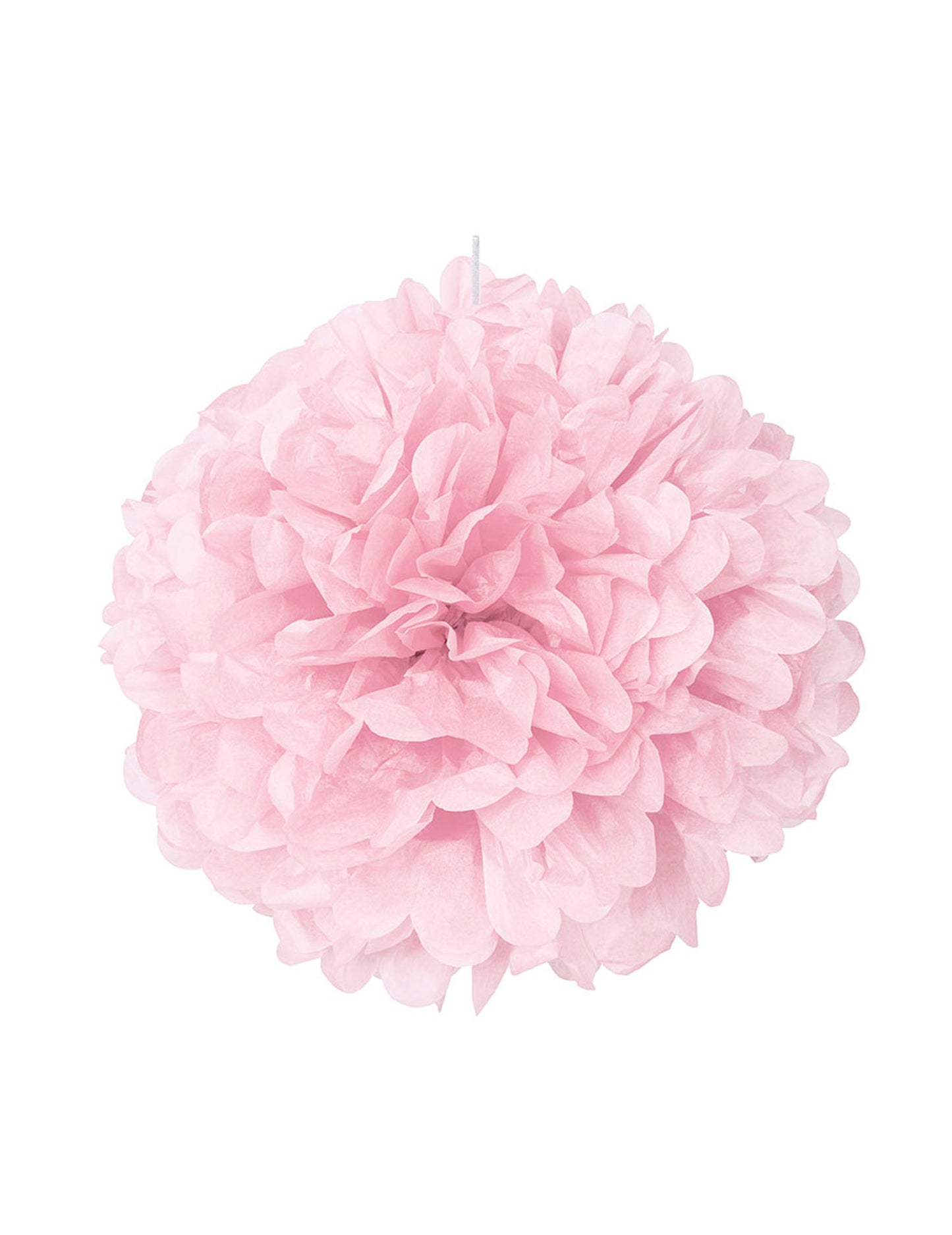 Pompon roz din hârtie 40 cm, minge decorativă 