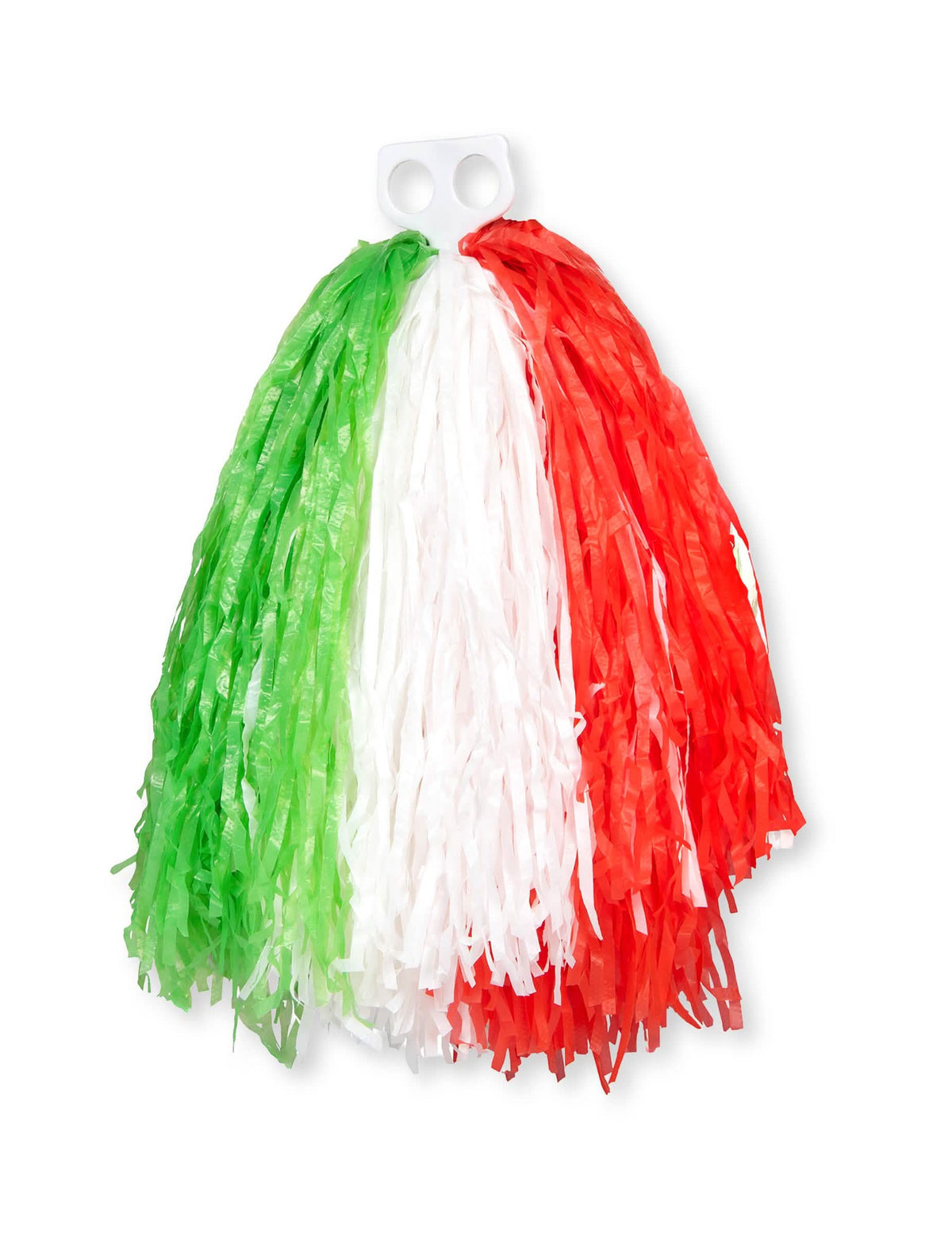Pompon suporter italia pentru adult verde alb roșu