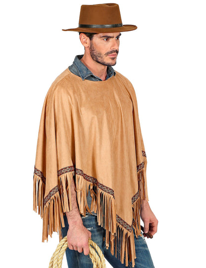 Poncho de lux indian pentru adulți
