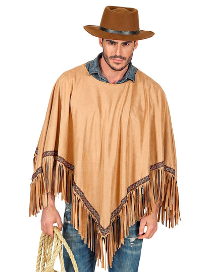 Poncho de lux indian pentru adulți