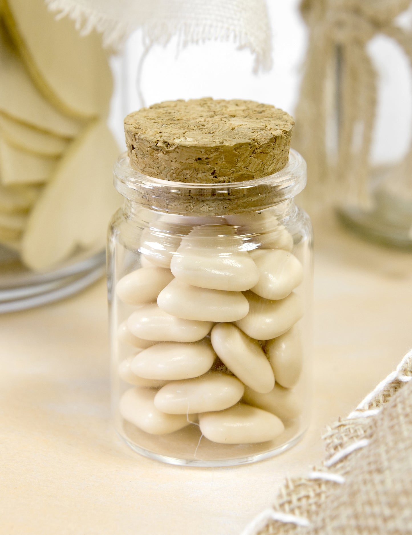 Borcan de sticlă cu condimente 5,3 x 5,3 x 4 cm