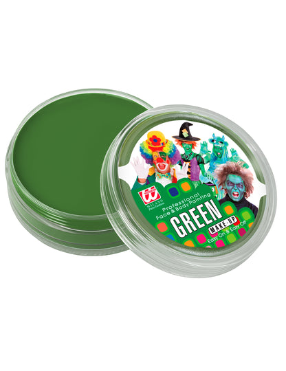 Recipient de machiaj profesional pe bază de apă verde de 25 g