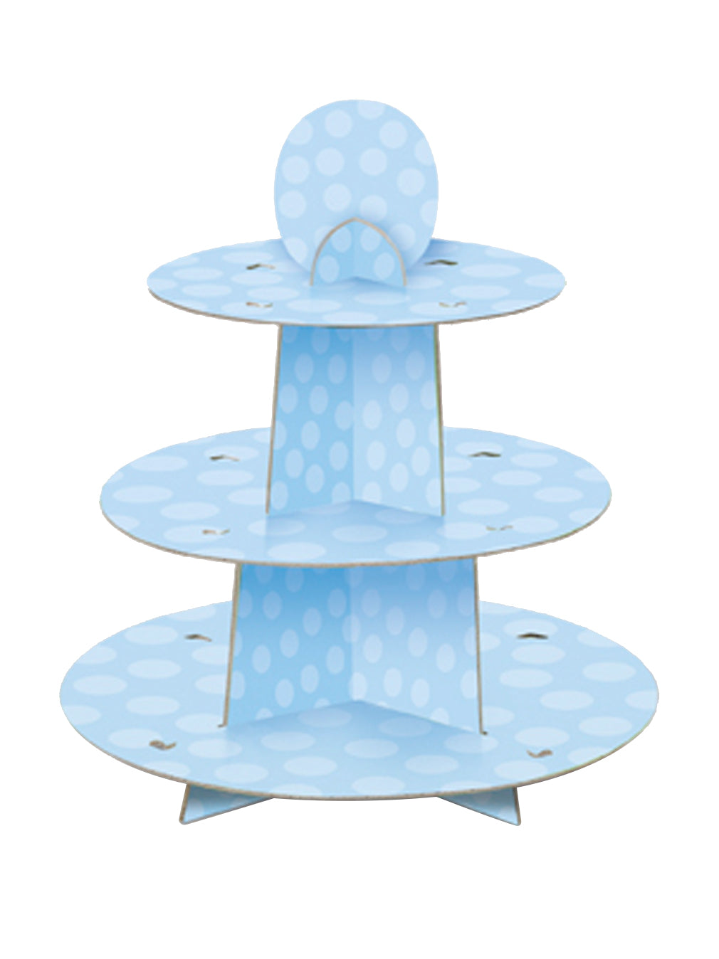 Afișaj de tort albastru 34 x 30 cm