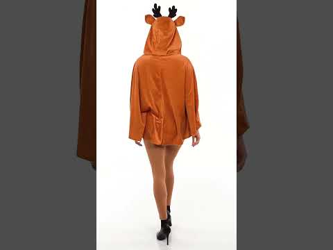 Poncho de renne adulte