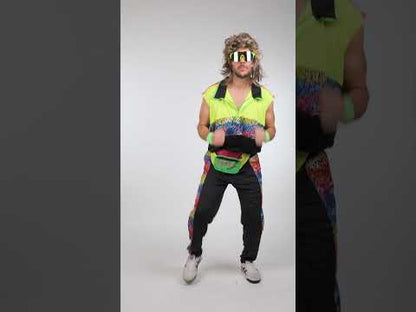 Costum kitsh anii '80 pentru bărbați 