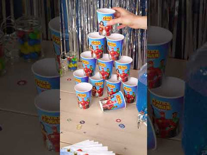 8 pahare de hârtie Justice League™ de 210 ml