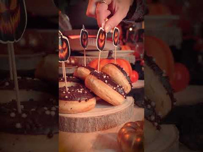 12 vârfuri terifiante de dovleac 12 cm