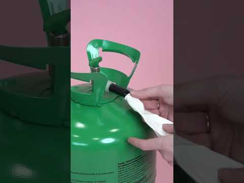 Kit bouteille d'hélium avec 9 ballons Stitch™ et ruban