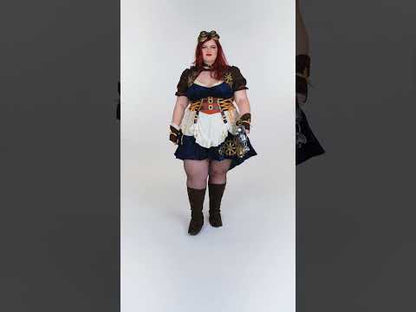 Déguisement rétro futuriste steampunk femme