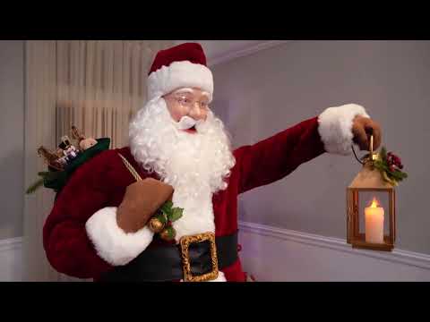 Décoration animée Père Noël Deluxe 180 cm