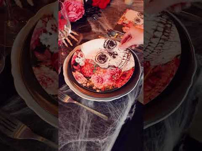 10 plăci de carton schelet de flori 23 cm