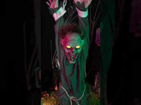 Décoration animée Zombie 1,4m Gigotante et Tremblante