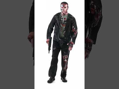 Costum complet de cyborg pentru adult